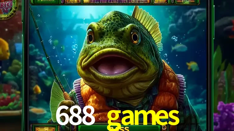 Personagem de peixe pescador do popular jogo de slot com tema de pescaria, uma das emocionantes opções de caça-níqueis para jogar e ganhar no cassino 688 games.